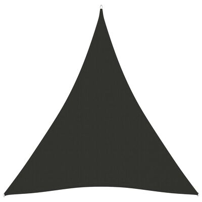 vidaXL saulessargs, 5x7x7 m, trijstūra forma, antracītpelēks audums