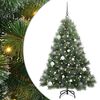 vidaXL Mākslīgā Ziemassvētku eglīte su 150 LED Zaļa 150 cm PE un PVC