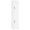 vidaXL augstais skapītis, balts, 34,5x34x180 cm, inženierijas koks