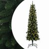 vidaXL Mākslīgs slaids Ziemassvētku koks 150 cm 150 LED Silti balts