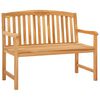 vidaXL Rokām cirsts rozā sols 114 x 60,5 x 95 cm Ciets tek&scaron;a koks