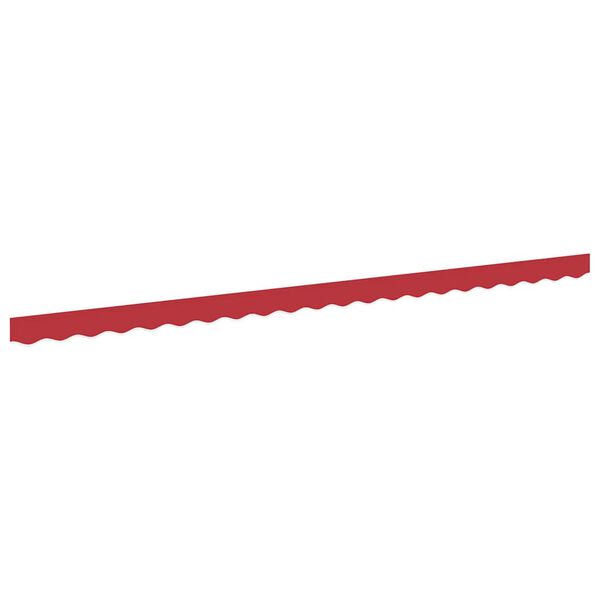 vidaXL Apgaismojo&scaron;s valance Sarkana 580 x 20 cm Audekls