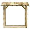 vidaXL pergola ar jumtu, 2 gab., 100x90x100 cm, impregnēta priede