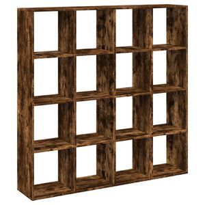vidaXL grāmatu plaukts ozola krāsa 137,5x29x137,5 cm inženierijas koks