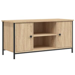 vidaXL TV skapītis, ozolkoka krāsa, 100x40x50 cm, inženierijas koks