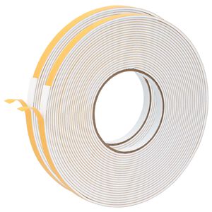 vidaXL Pa&scaron;līpo&scaron;a putas lente 2 gab. Balts 10mm x 10m CR putuplasts