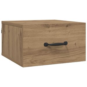 vidaXL Nakts skapītis Mākslīgā ozola 35 x 35 x 20 cm Inženierijas koks
