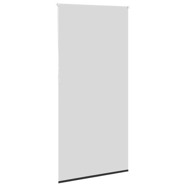 vidaXL rullo žalūzija melna 115x230 cm auduma platums 110,7 cm