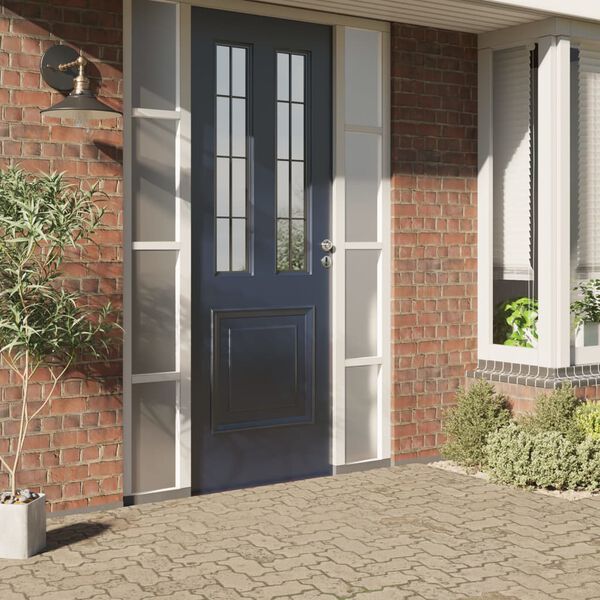 vidaXL loga plēve, matēta, pelēka, 60x2000 cm, PVC