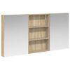 vidaXL Vannas istabas skapju komplekts 3 pcs 120 x 10,5 x 60,5 cm