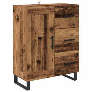 vidaXL Puse Vecs koks 69,5 x 34 x 90 cm Inženierija koks un dzelzs