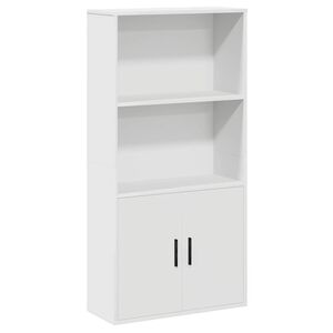 vidaXL Grāmatu skapis Balts 60x24x120 cm Engineered Wood