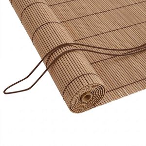 vidaXL Rullo žalūzija Brūna 110 x 220 cm Bambuss
