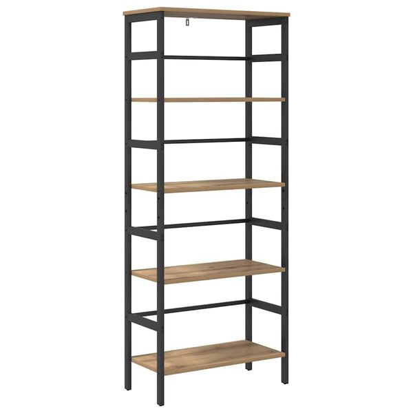 vidaXL Grāmatu plaukts Artisānā ozols 60 x 29,5 x 149 cm