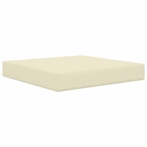 vidaXL Āra dīvāna spilvens Krēmkrāsa 60 x 60 x 8 cm Poliesters