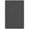 vidaXL Durvju paklājs Melns 40 x 60 cm Polipropilēns