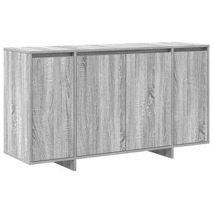 vidaXL Puse Pelēks Sonoma 135 x 41 x 75 cm Inženierijas koks