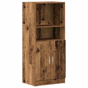 vidaXL virtuves skapītis veca koka 57x41,5x131,5 cm inženierijas koks