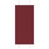 vidaXL krokotas žalūzijas, bordo sarkanas, 60x100 cm, audums, platums 59,4 cm, poliesters