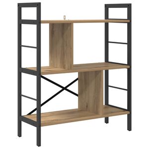 vidaXL Grāmatu plaukts 5 līmeņi 75 x 30 x 91 cm Inženierijas koks