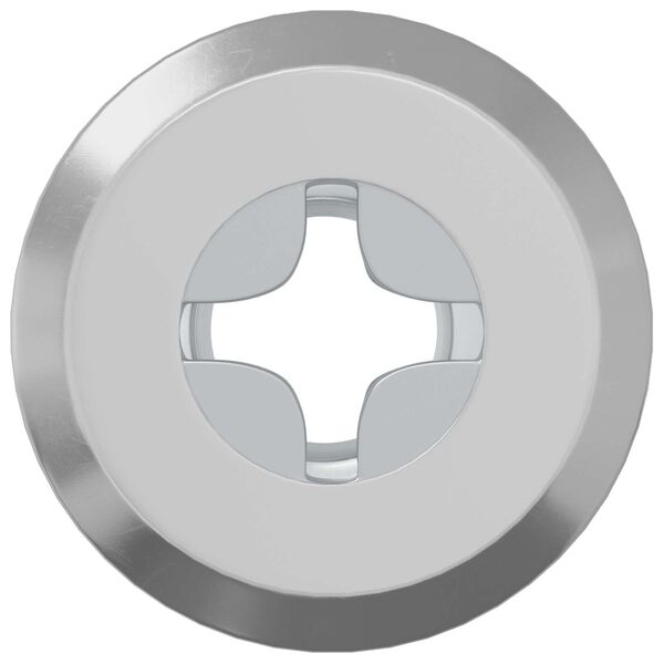 vidaXL Bloķējo&scaron;ais uzgrieznis 2 pcs Sudraba M6 x 15 mm Tērauds