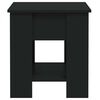 vidaXL kafijas galdiņ&scaron;, melns, 101x49x52 cm, inženierijas koks