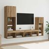 vidaXL TV Sienas Vienības 4 pcs Artisānā ozols Inženierijas koks