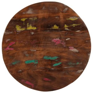 vidaXL galda virsma, &Oslash; 40x3,8 cm, apaļa, pārstrādāts masīvkoks