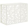 vidaXL Gaisa kondicioniera pārsegs Balts 110 x 50 x 80 cm Tērauds