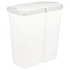 vidaXL Atkritumu tvertne Balts 48,5 x 28 x 51 cm PP