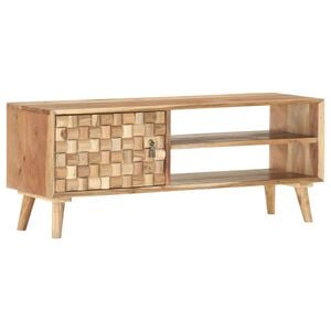 vidaXL TV skapītis, 100x30x40 cm, akācijas masīvkoks