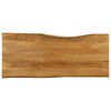 vidaXL galda virsma, 140x60x2,5 cm, mango masīvkoks