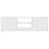 vidaXL TV skapītis, 120x30x37,5 cm, balts, inženierijas koks