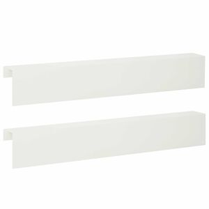 vidaXL Dārza apmales nosegprofils 2 gab. 100 x 10 x 15 cm Tērauds