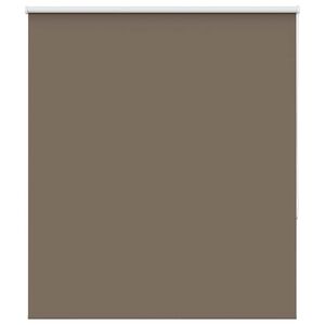 vidaXL rullo žalūzijas, aptum&scaron;ojo&scaron;as, kafijas krāsas, 130x175 cm, audums, platums 126,6 cm, poliesters