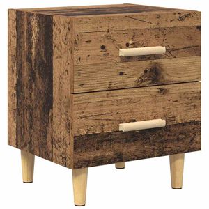 vidaXL Gultas skapis Vecs koks 40 x 35 x 47.5cm Inženierijas koks