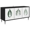 vidaXL Televizora skapī&scaron;a HANAU 102 x 33 x 51 cm Melns ozols