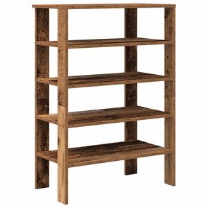 vidaXL apavu plaukts veca koka 61x32x87,5 cm inženierijas koks