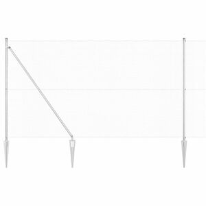 vidaXL Žoga āķis Sudraba