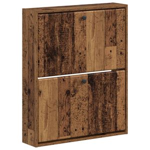 vidaXL Sienā piestiprināms apavu skapis BREDA 71 x 17 x 86 cm