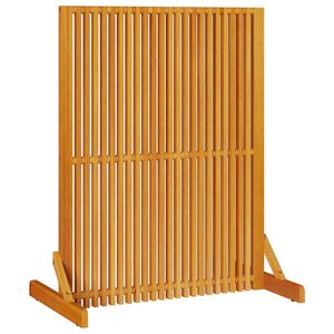vidaXL Privātuma ekrāns Brūna 79.5 x 50 x 110 cm Akācijas masīvkoks