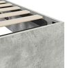 vidaXL Otomāna gultas rāmis ar uzglabā&scaron;anu Betona pelēks 90 x 200 cm