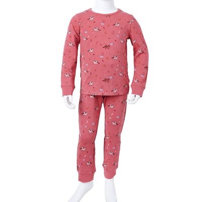 Bērnu pidžama ar garām piedurknēm, vecrozā, 92