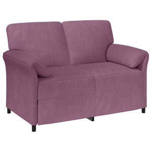 vidaXL 2-vietīgs dīvāns Violeta 138 x 83 x 95 cm Samts