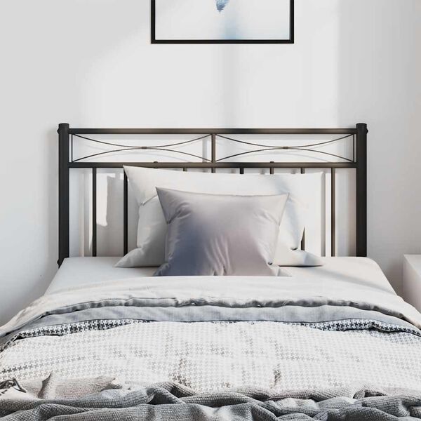 vidaXL rezerves galvgalis, metāls, melns, 100 cm