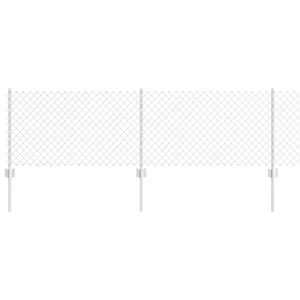 vidaXL Kāpuķu sietu žogs ar stabu 25 x 0,6 m (W x H)