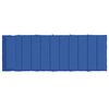 vidaXL sauļo&scaron;anās krēsla matracis, 180x60x4 cm, audums, ko&scaron;i zils