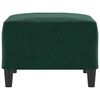 vidaXL kājsoliņ&scaron;, 70x55x41 cm, tum&scaron;i zaļ&scaron; samts