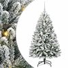 vidaXL Mākslīgā Ziemassvētku eglīte 120 cm 150 LED Silti balts