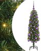 vidaXL Mākslīgā Ziemassvētku eglīte su 150 LED ar statīvu Zaļa 120 cm